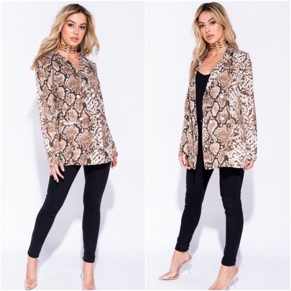 Chloé | Double Breasted Snake Blazer - Picture 7 of 8